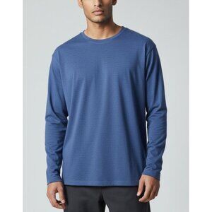 Old Navy Blue Long Sleeve Crewneck Shirt XXL Mens Casual Wear
